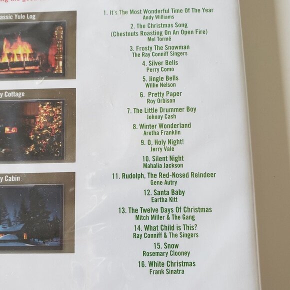 NWT - Yule Log Traditional Christmas DVD - Picture 2 of 2